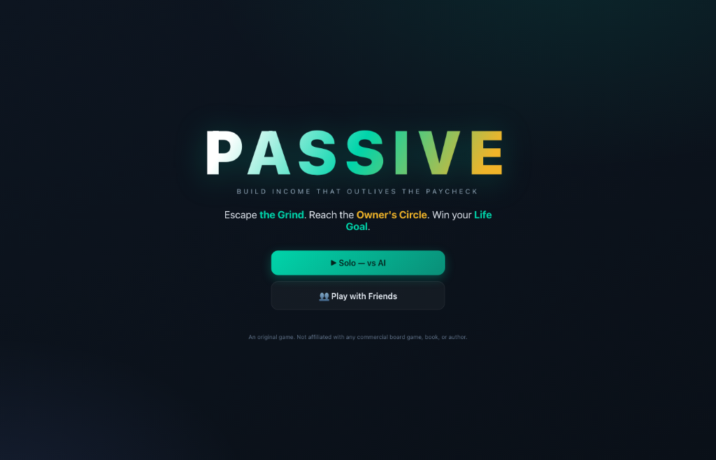 Passive Title Screen